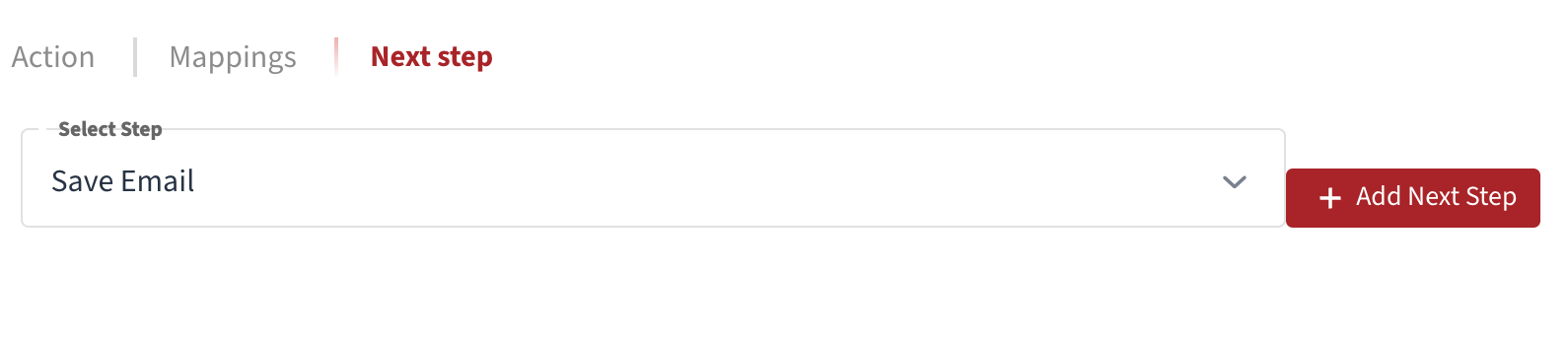 Workflow Step Connection